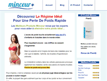 Tablet Screenshot of minceurplus.com